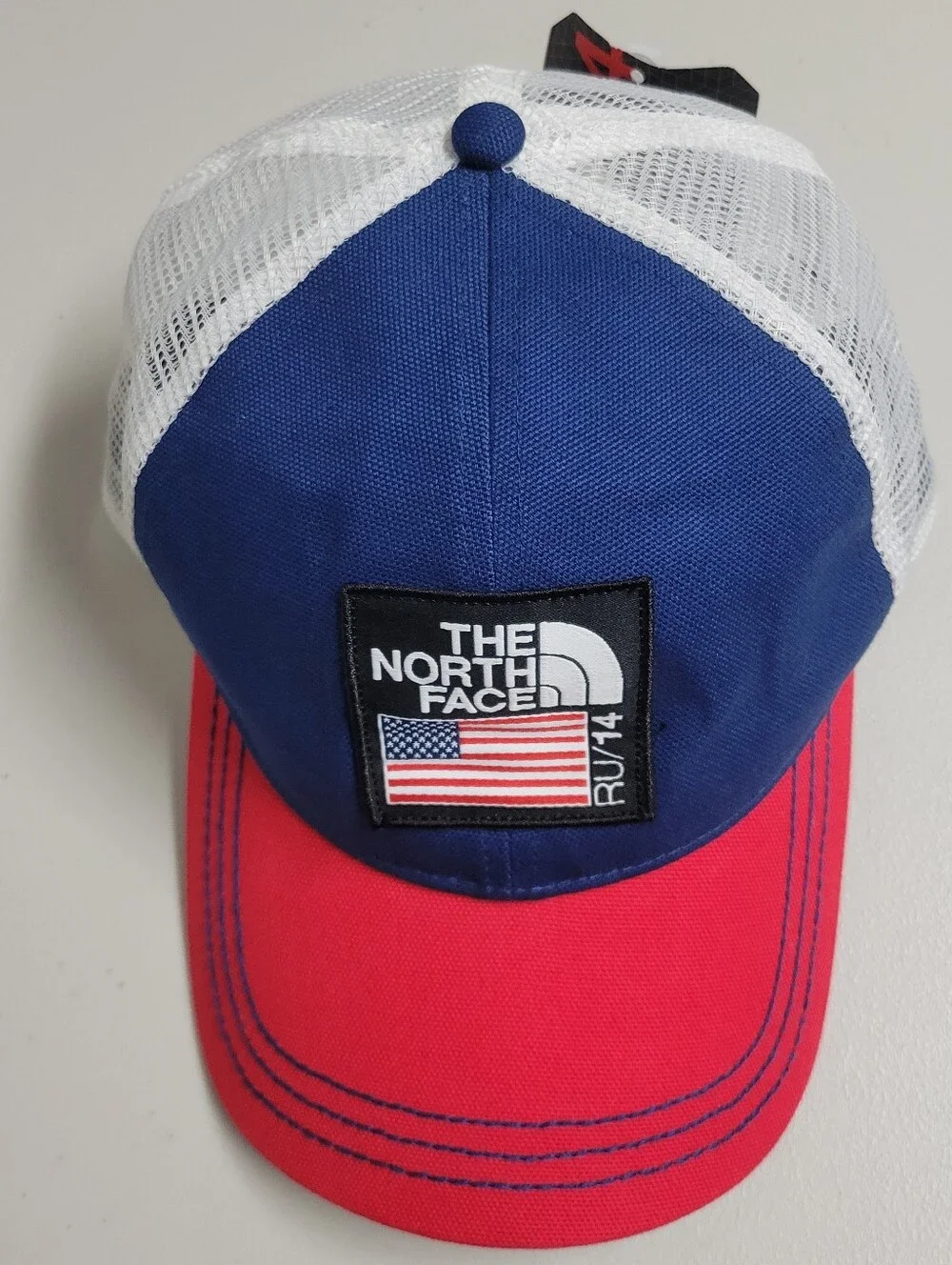 The North Face NWT RU/14 Sochi Winter Olympics 2014 American Flag Snap Back Cap.